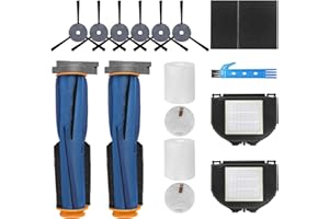 Theresa Hay Replacement Parts for Shark AV2310AE Matrix RV2310AE(not RV2310) Matrix Robot Vacuum Cleaner 14 Packs 2 Main Brushes, 2 Filters, 6 Side Brushes, 2 Sponge Filters, 2 Foam Filters