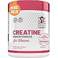 5000mg Creatine Monohydrate Powder Optimized for Women +2000mg Collagen +1g BCAA 2:1:1 (No Fillers) Supports Lean Muscles & Recovery, Pump, Energy & Stamina - Micronized, Natural & Made in USA
