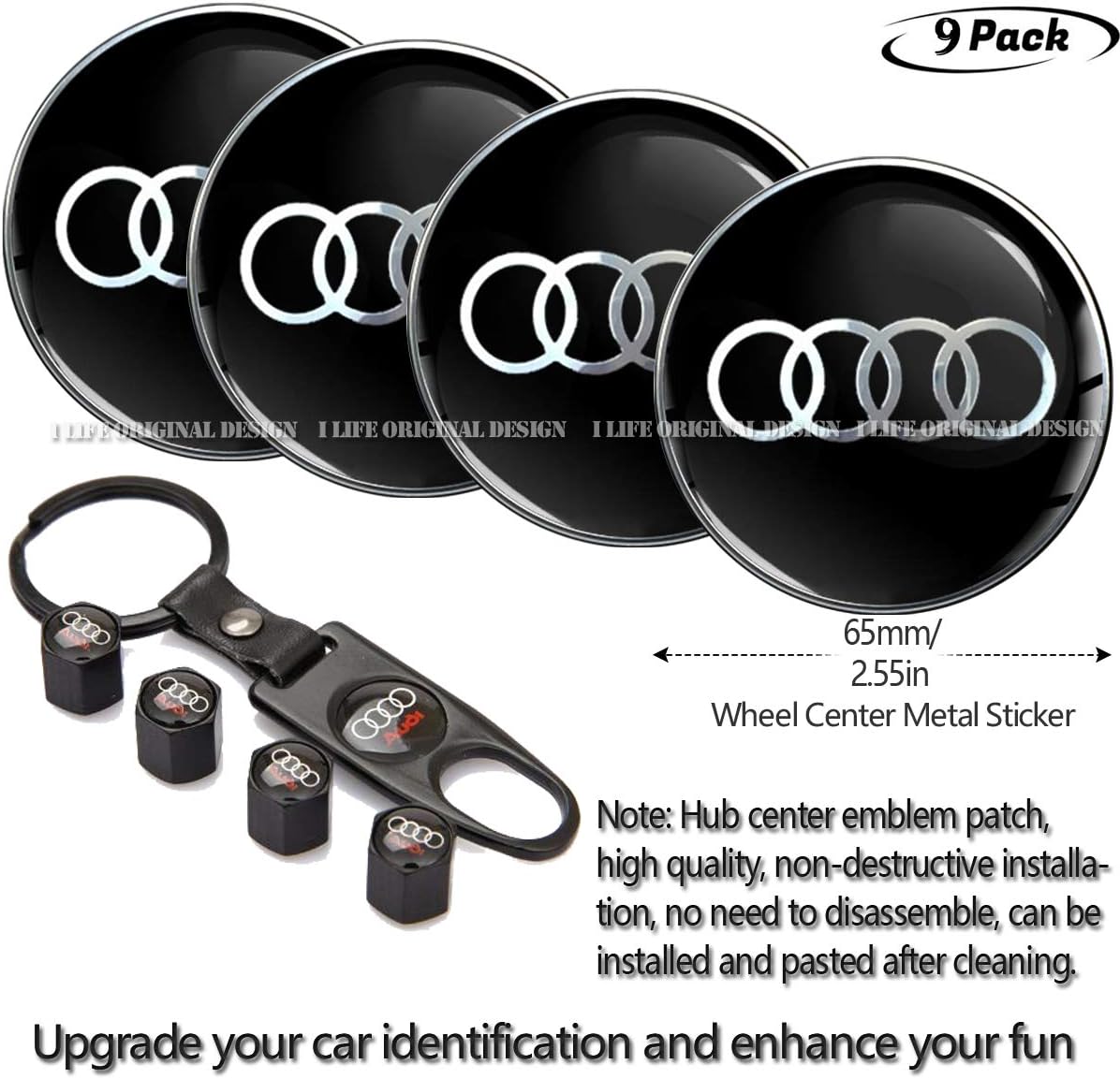 Audi 65mm center caps Clearance