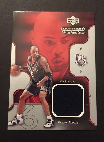 Kenyon Martin Nets Cincinnati 2002 Upper Deck Ovation Jersey Certified Jn15 At Amazon S Sports Collectibles Store