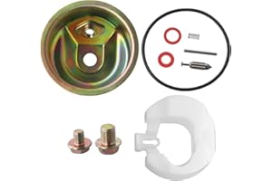 Carburetor Float Bowl Chamber Kit for Honda GX240/GX270/GX340/GX390 Engines – 10-Piece Repair Kit with Gaskets, Needle Valve,