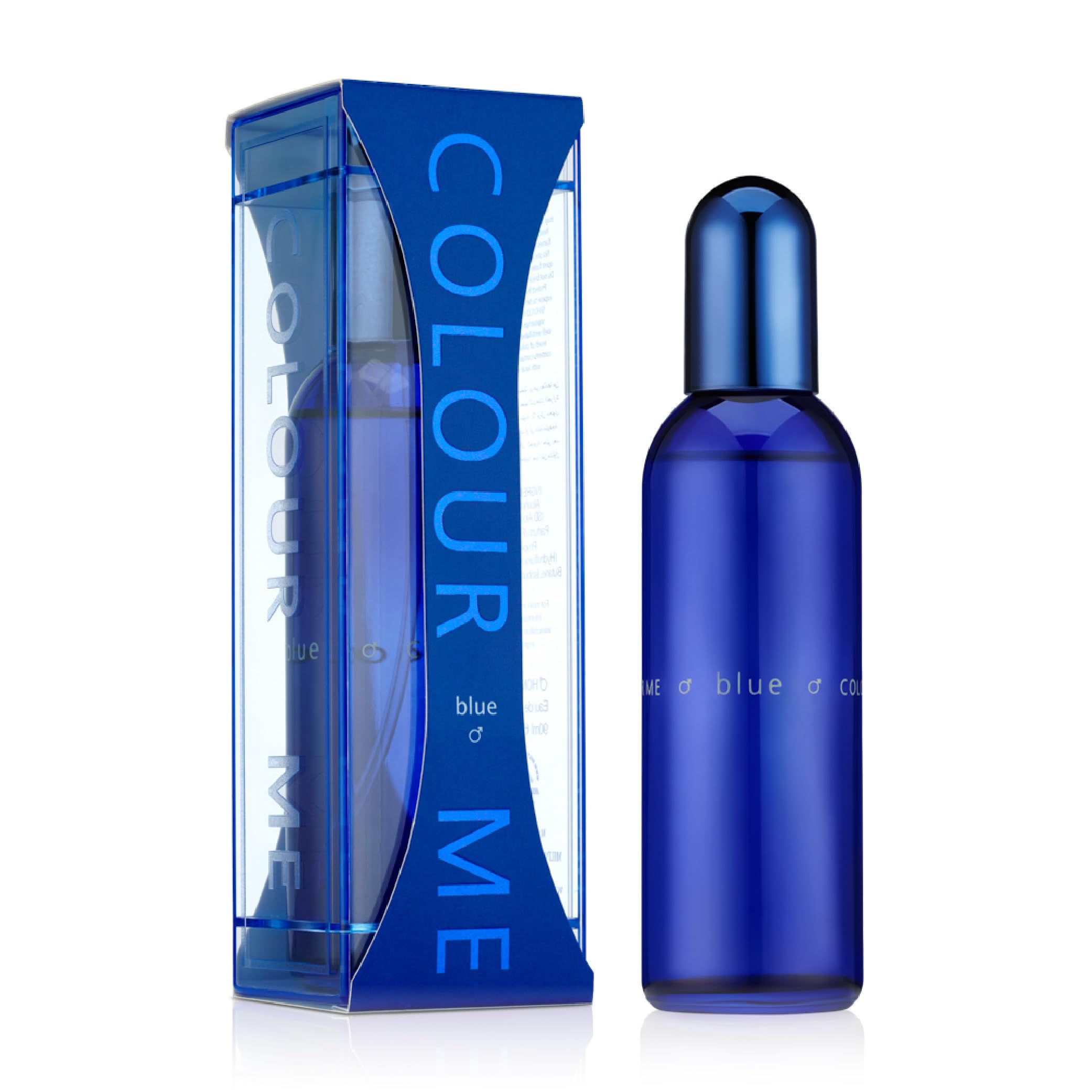 COLOUR ME Blue Perfume for Men. 100ml Eau de Parfum Men, Luxury Fragrance - Mens Aftershave, Long Lasting Fragrance for Men by Milton-Lloyd