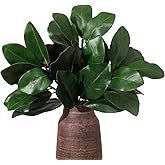 dallisten 3 Pcs Artificial Magnolia Leaves Branches, 20 Inch Realistic Faux Magnolia Stems Greenery Twigs for Vase, Home, Office, Farmhouse, Wedding and Table Decorations (Green)