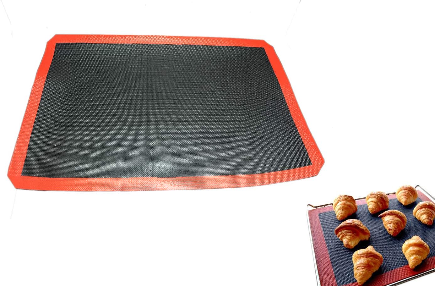Silicone Mat For Oven Bakeware Perforated Baking dish Silicone molds Mat Sheet Non-Stick Mat-Perforation Bread Biscuit Tools (large)