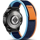 IMIVIO Compatible with Garmin Fenix 8 47mm Band, 22mm Quickfit Nylon Sport Replacement Watch Bands Compatible with Garmin Tactix 8 AMOLED 47mm/Fenix E/Fenix 7 Pro/7/6/6 Pro/Forerunner 945/965
