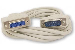 Your Cable Store 10 Foot DB15 15 Pin Serial Extension Cable