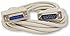 Your Cable Store 10 Foot DB15 15 Pin Serial Extension Cable