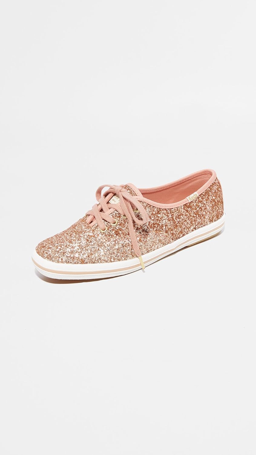 keds glitter rose gold