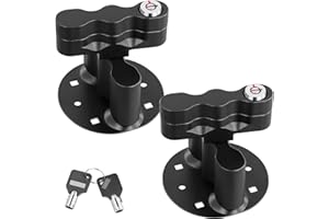 LNRUEG 2 PCS RX-LOX-PM Pack Mount Lock 2 Pack with Same Keys , Locking Pack Mount for Rotopax Standard Gasoline Pack, Water Pack, Gas Can Mounts, Aluminium Alloy Made