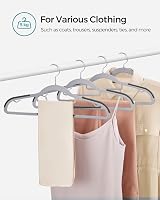SONGMICS 30 Pack Plastic Hangers Non-Slip 0.5 cm Thick 42 cm view 7