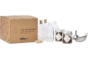 W&P Homemade Hot Sauce Kit, Make Your Own Kit, Chili Lab Spice Blend, Home Kit, Kitchen Essentials