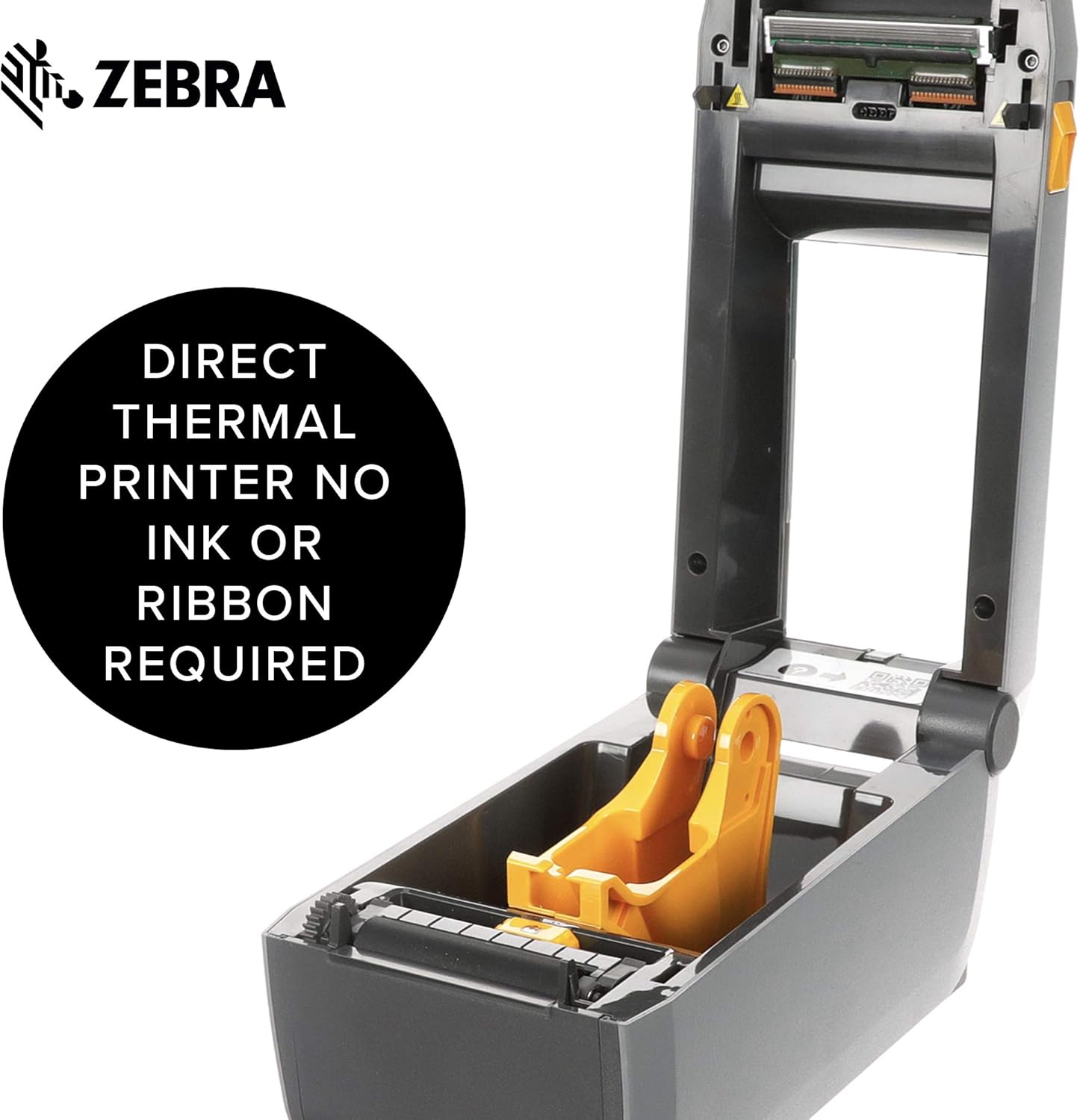 Zebra - ZD410 Direct Thermal Desktop Printer for labels, Receipts, Barcodes, Tags - Print Width of 2 in - USB, Ethernet Connectivity - ZD41022-D01E00EZ : Electronics