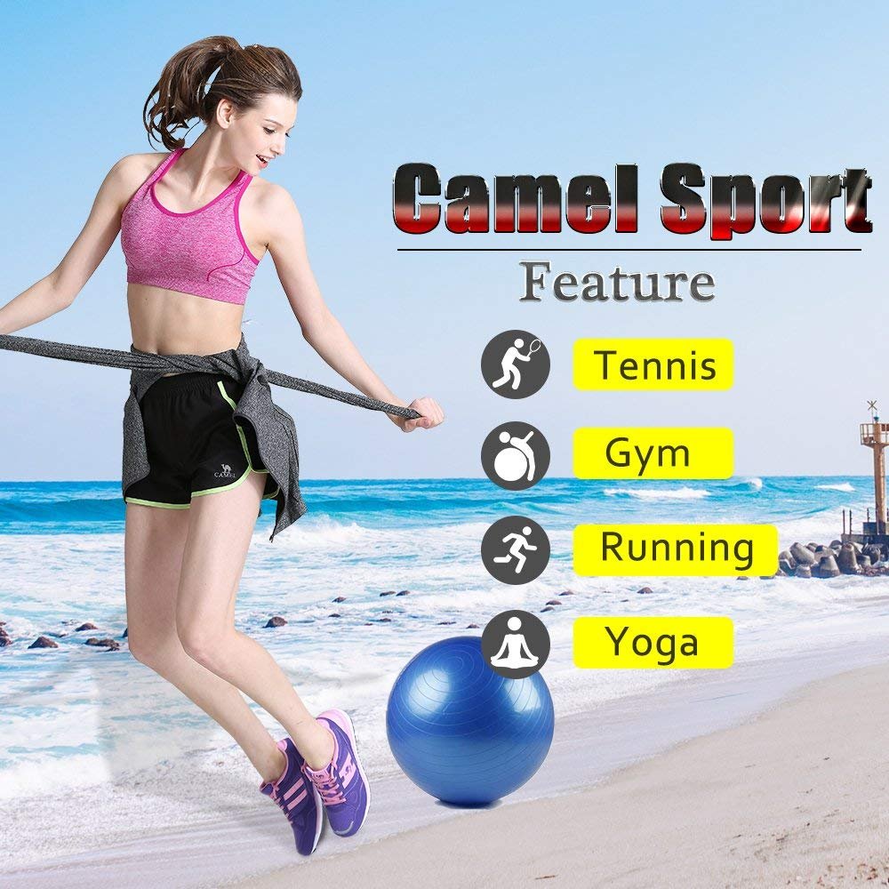 CAMEL Frauen Mode Sport Bras Nahtlose Workout Racerback BH Yoga Kompression Tops Fitness Activewear für Gym