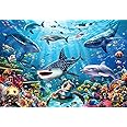 JOYZEXY Puzzles for Kids Ages 6-8 8-10, Underwater World Ocean Puzzles 100 Pieces for Kids Learning Educational Puzzle Toys f