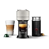 Nespresso Vertuo Next Coffee and Espresso Machine by Breville with Aeroccino Milk Frother - Light Grey