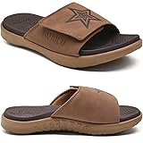 KuaiLu Mens Slides Soft Cushion Sport Sandals with