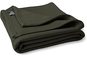 MV Sport Lightweight Sweatshirt Blanket Throw – Warm & Cozy, Breathable Oversized Fleece Knit, Couch, Bed, Travel, Cold Nights, and Outdoors – Soft Light Weight Blanket 54" x 84" Dusty Olive