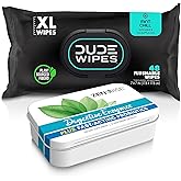 Dude Wipes & Zenwise #2 Bundle - 48 Flushable Wipes and 15 Digestive Enzymes with Probiotics and Prebiotics for Digestive & G