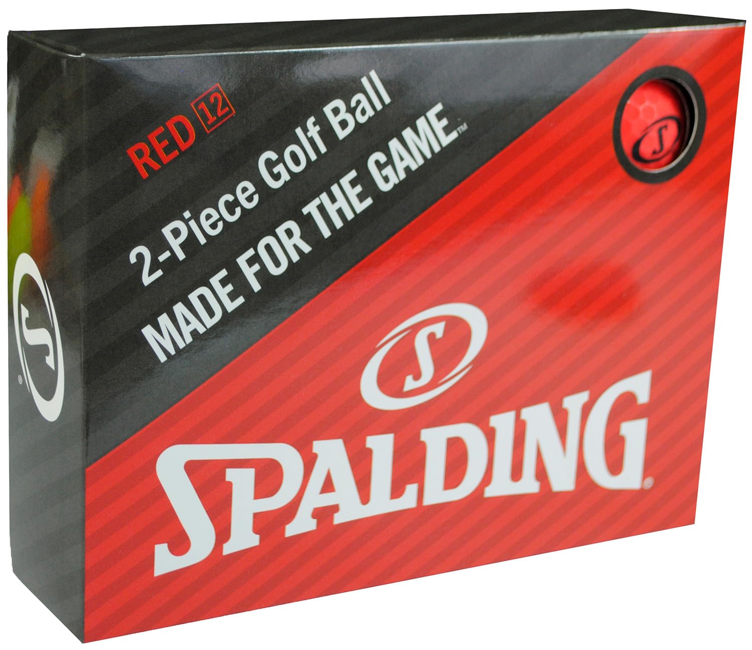 SPALDING(スポルディング) マットカラー ゴルフボール 1ダース(12個入り) レッド SPBA-3769商品画像
