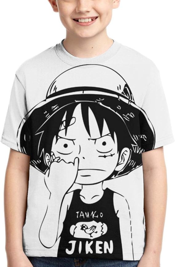 Amazon Co Jp モンキー D ルフィ O Ne Piece Luffy 13 Tシャツ おしゃれ Tシャツ 男の子と女の子 半袖 子供 Tシャツ 服 ファッション小物