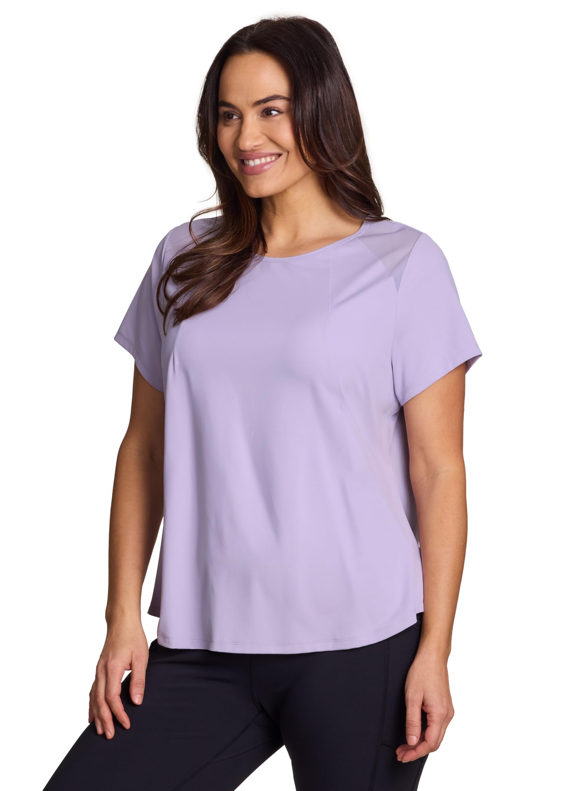 RBX Active Women's Workout Top with Mesh