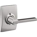 Schlage F10 LAT 619 CEN F10VLAT619CEN Passage Lever, Satin Nickel