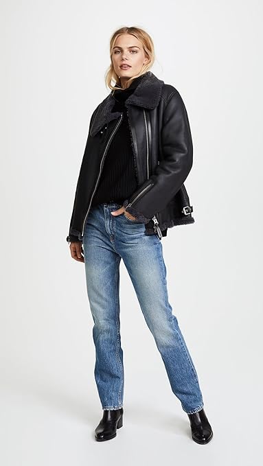 mackage minna shearling jacket