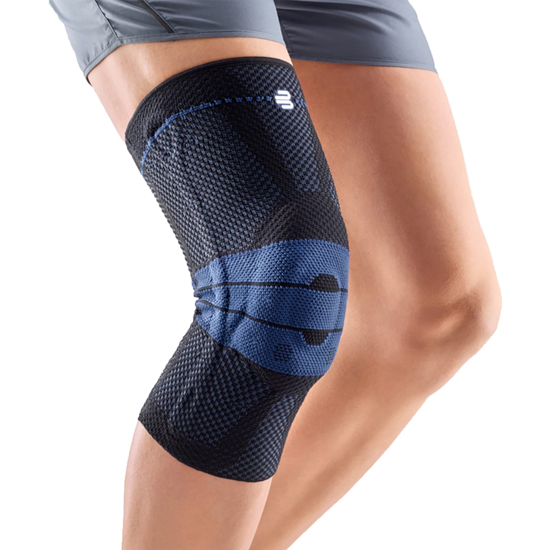 Photo 1 of Bauerfeind - GenuTrain - Knee Brace - Targeted Support for Pain Relief and Stabilization of The Knee, Provides Relief of Weak, Swollen, and Injured Knees- Size 5 - Color Black