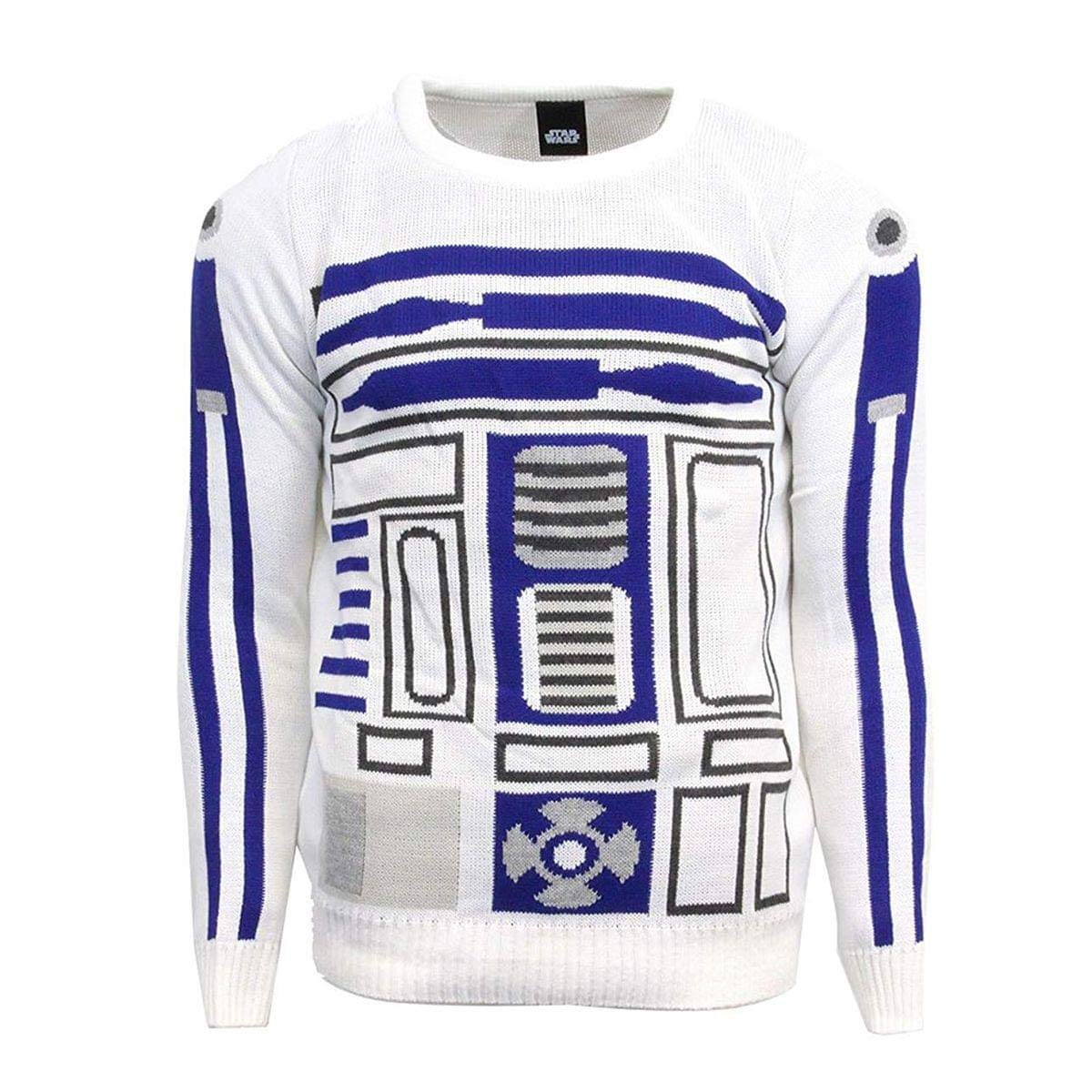 R2-D2 Official Star Wars Jumper / Sweater, Medium, White