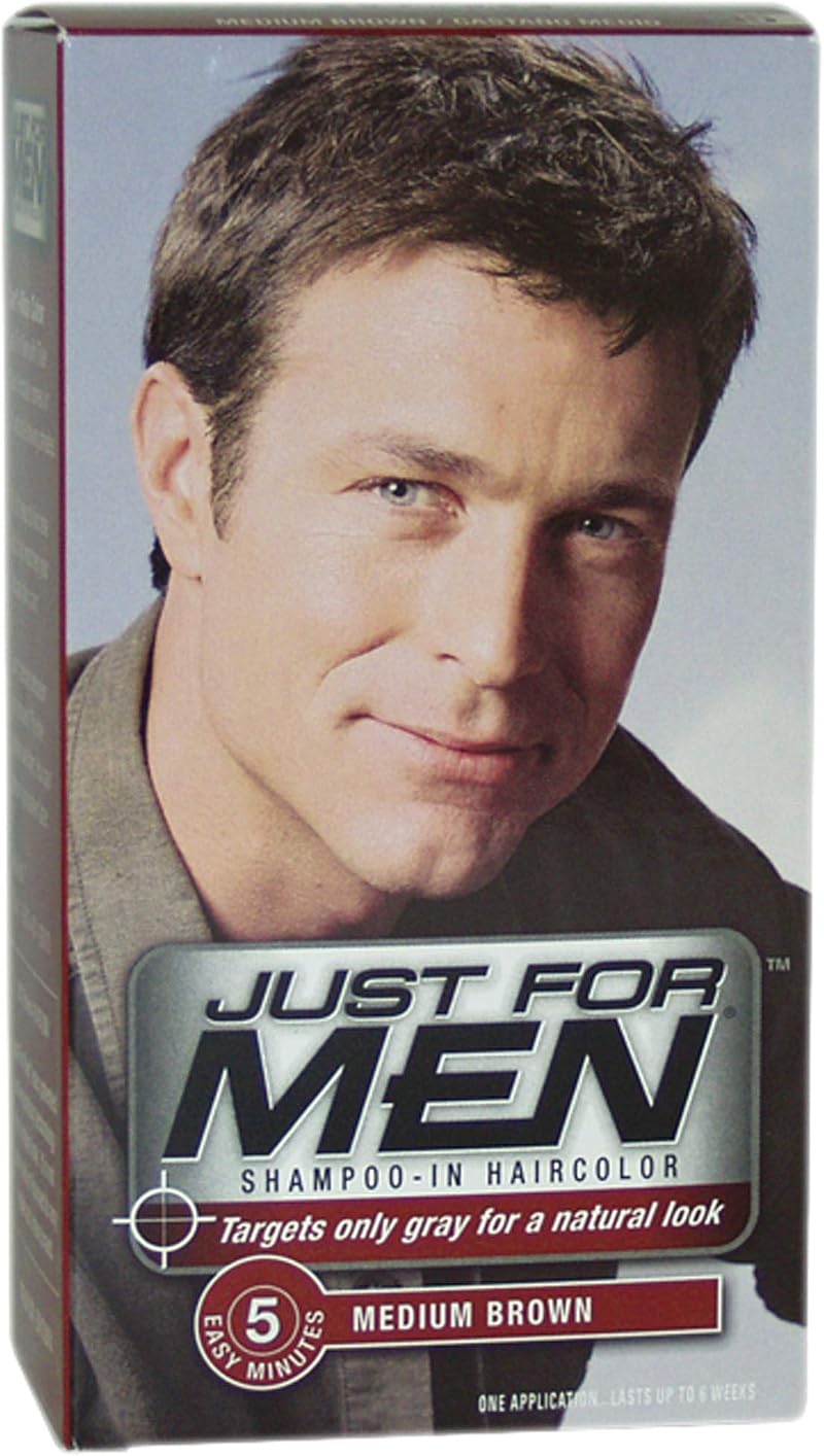 Just For Men Original Formula Hair Color Medium Brown 3 Pack