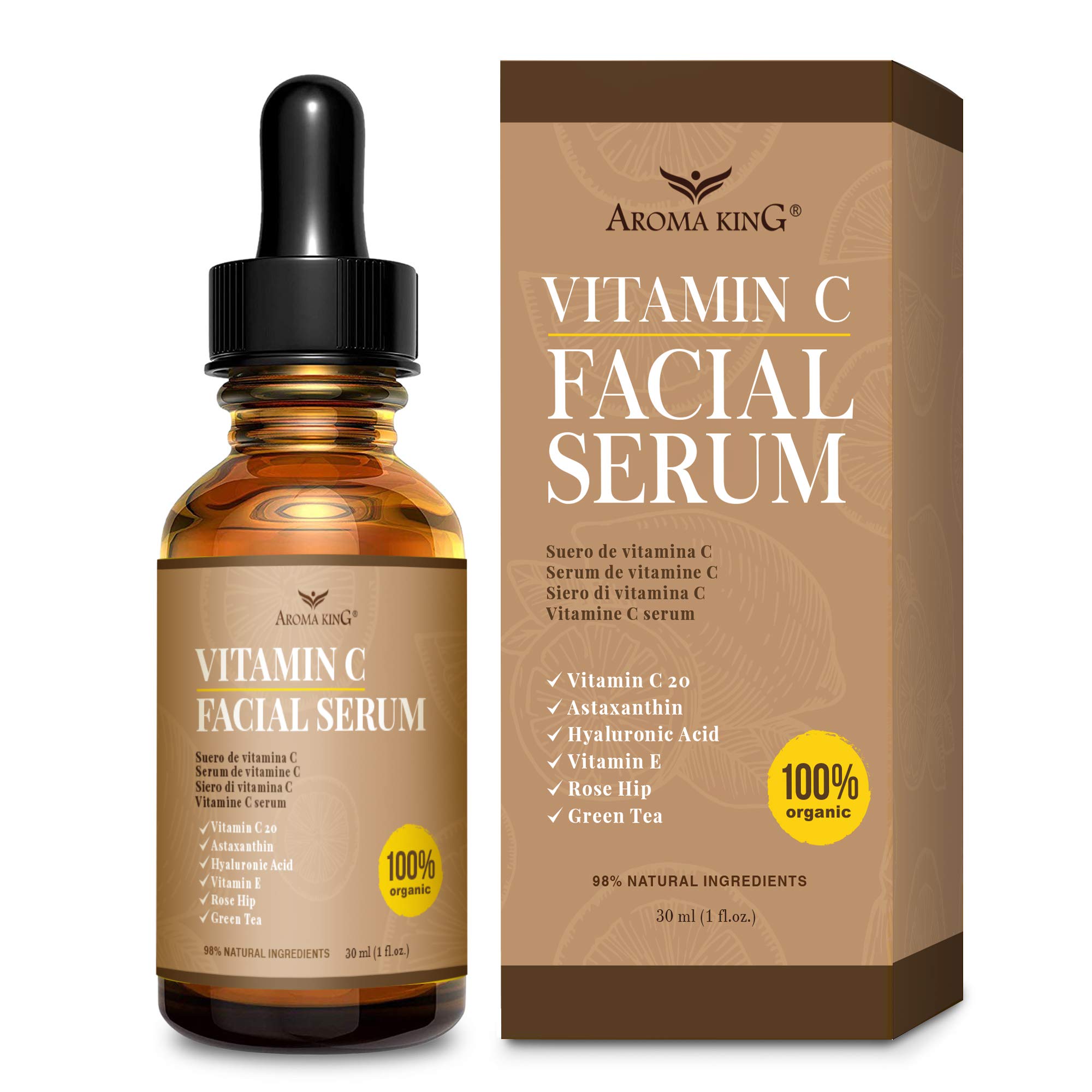 vitamin e and c face serum