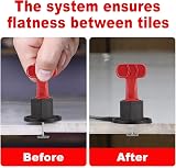 Fleetise Tile Leveling System Kit 100pcs 2 Wrenches 10 T-Pins 14mm view 4