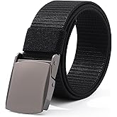 AWAYTR Nylon Boys Baseball Belt - Kids Golf Belt with Metal Buckle for Softball Pants School Uniform Jeans