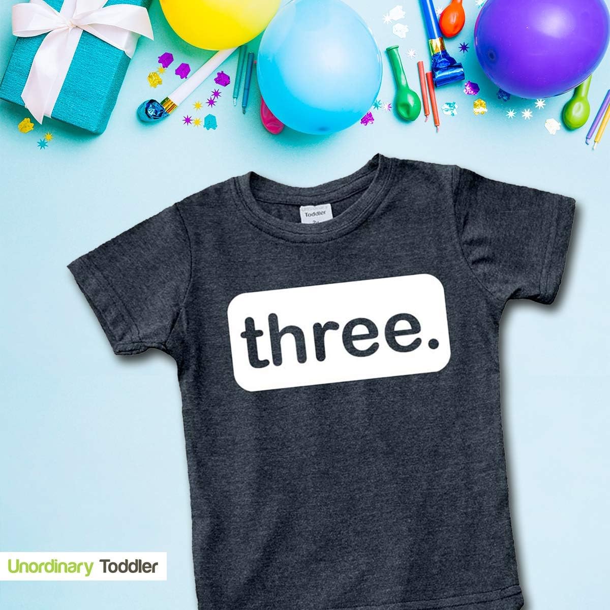 3rd Birthday Shirt boy Third Outfit 3 Year Old Toddler Gift Baby Tshirt Party Shirts: Clothing