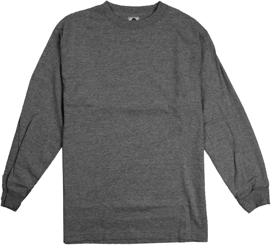 Amazon Com Alstyle Apparel Aaa Plain Blank Men S Long Sleeve T
