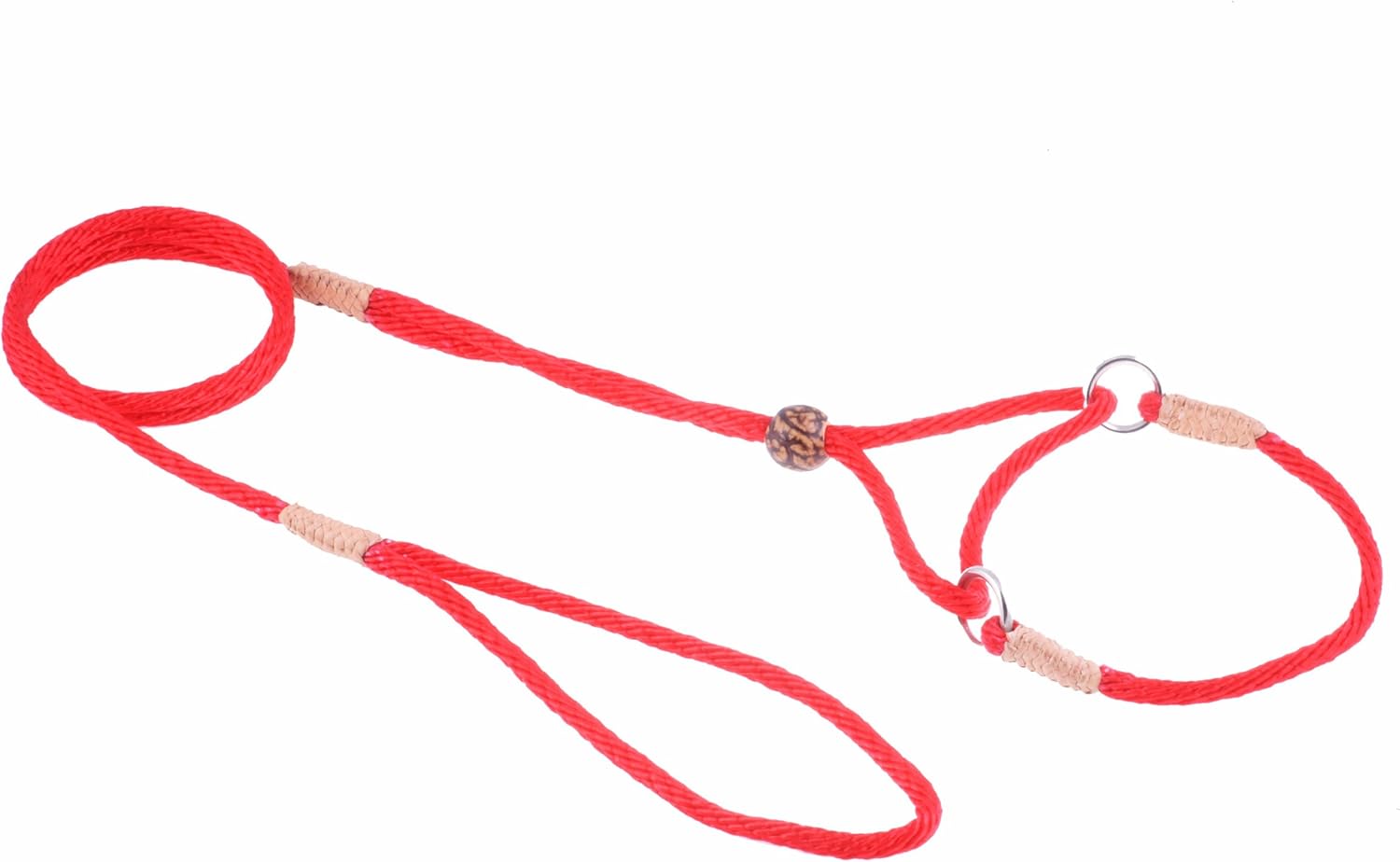 Alvalley Nylon Martingale Show Lead for Dogs 4mm X 42in x 8in collar Pet Leashes