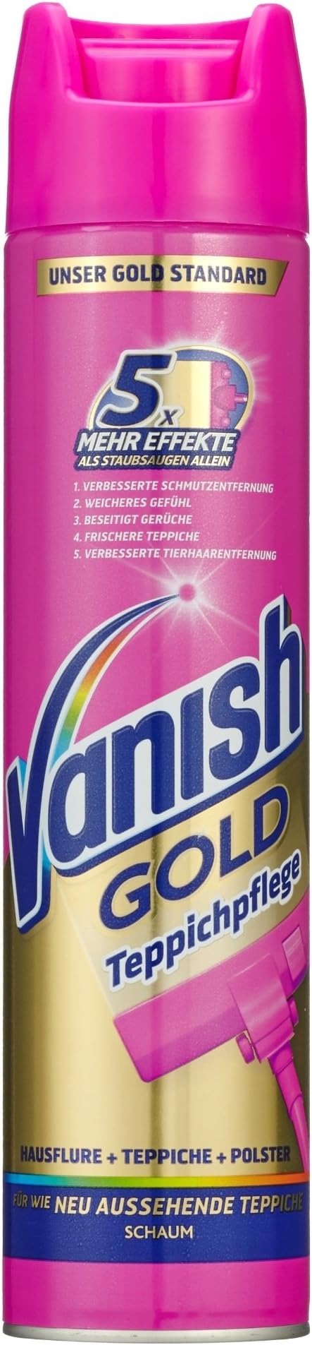 Vanish Gold Power Schaum Teppichreiniger Teppich