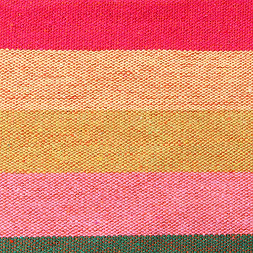 SONGMICS Hängematte, für 2 Personen, 210 x 150 cm, bis 300 kg belastbar, für Terrasse, Balkon, Outdoor, mit Transportbeutel, Befestigungsgurte und Karabiner inklusive, Regenbogen GDC15C – Bild 5