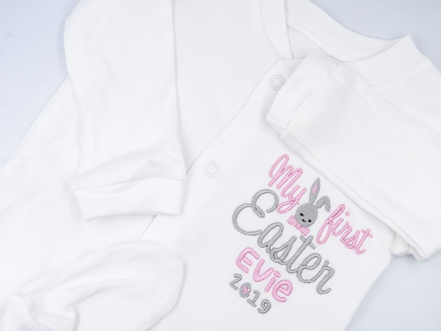 my 1st easter sleepsuit