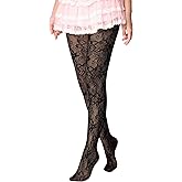 SHENHE Women's 1 Pair Fishnet Tights Patterned Stretch Kawaii Sheer Stockings Pantyhose
