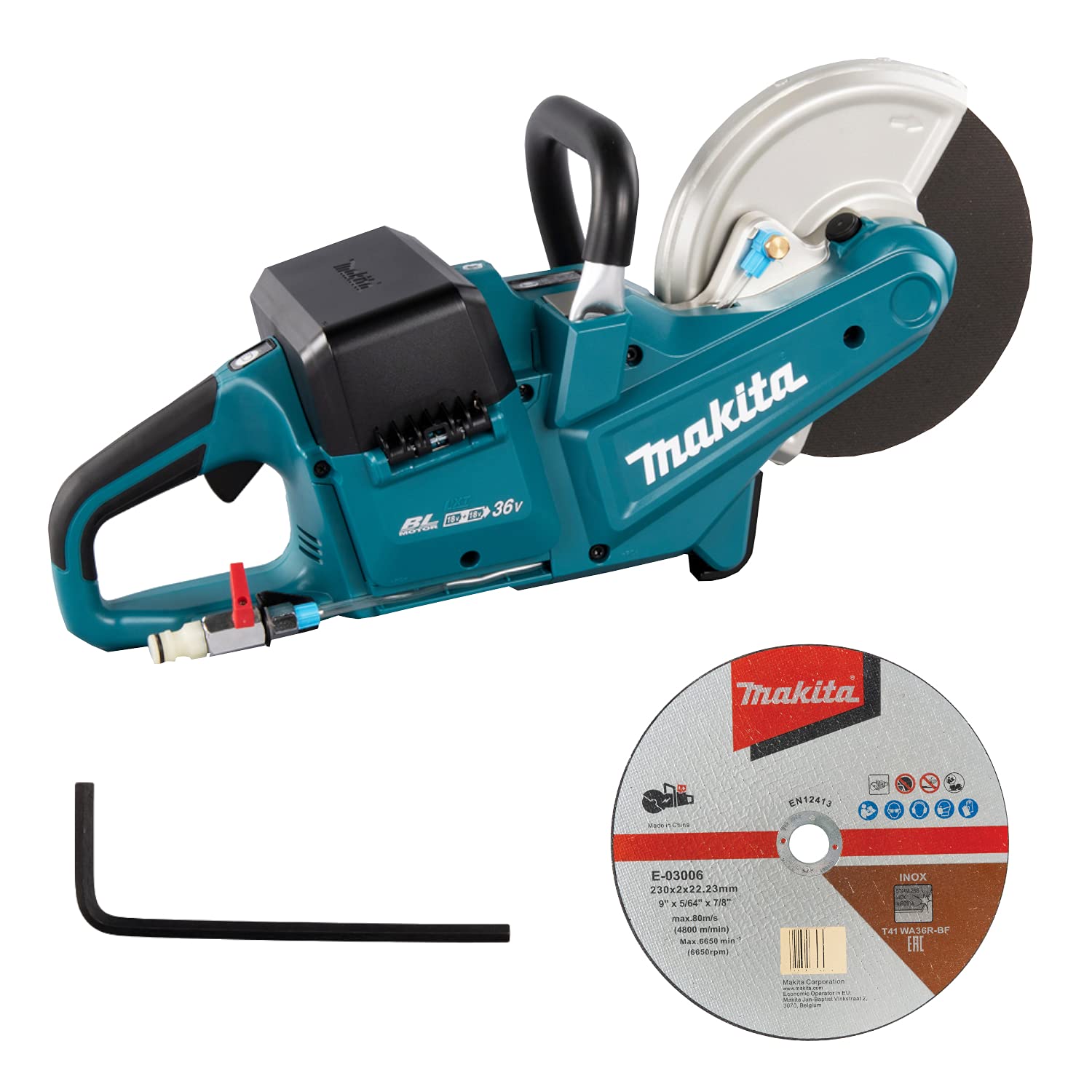 Makita DCE090ZX1 Akku-Trennschleifer 2x18 V (ohne Akku, ohne Ladegerät)