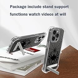 Ecute Spider Case for iPhone 15 Pro with Stand,Drop