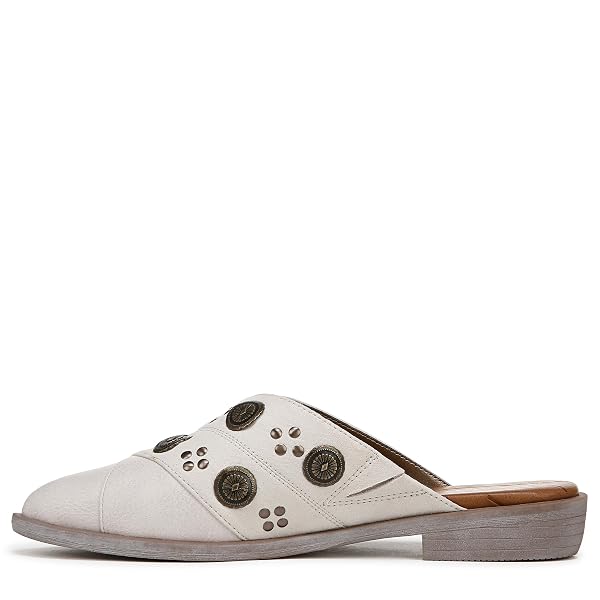 BLOWFISH MALIBU WOMENS HAZEL MULE OFF WHITE 11 M