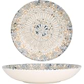 Bonna Deep Plate - Luca Mosaic - Porcelain - 23 cm (1000cc) - set of 6