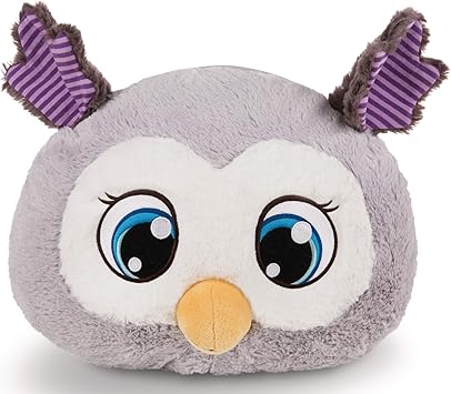 Nici Olafina Owl Sleeping Hats Cuddly Toy Boys Girls Babies Fluffy Cuddly Pillow For Children From 12 Months Soft Stuffed Toy Cushion 43954 Grey 30 X 25 Cm Amazon De Kuche Haushalt