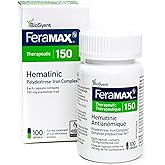 FeraMAX Pd Therapeutic 150 Iron Supplement | No.1 Recommended Treatment for Iron Deficiency Anemia | High Potency Iron Supple