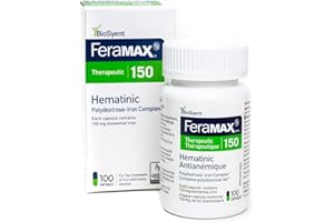 FeraMAX Pd Therapeutic 150 Iron Supplement | No.1 Recommended Treatment for Iron Deficiency Anemia | High Potency Iron Supple