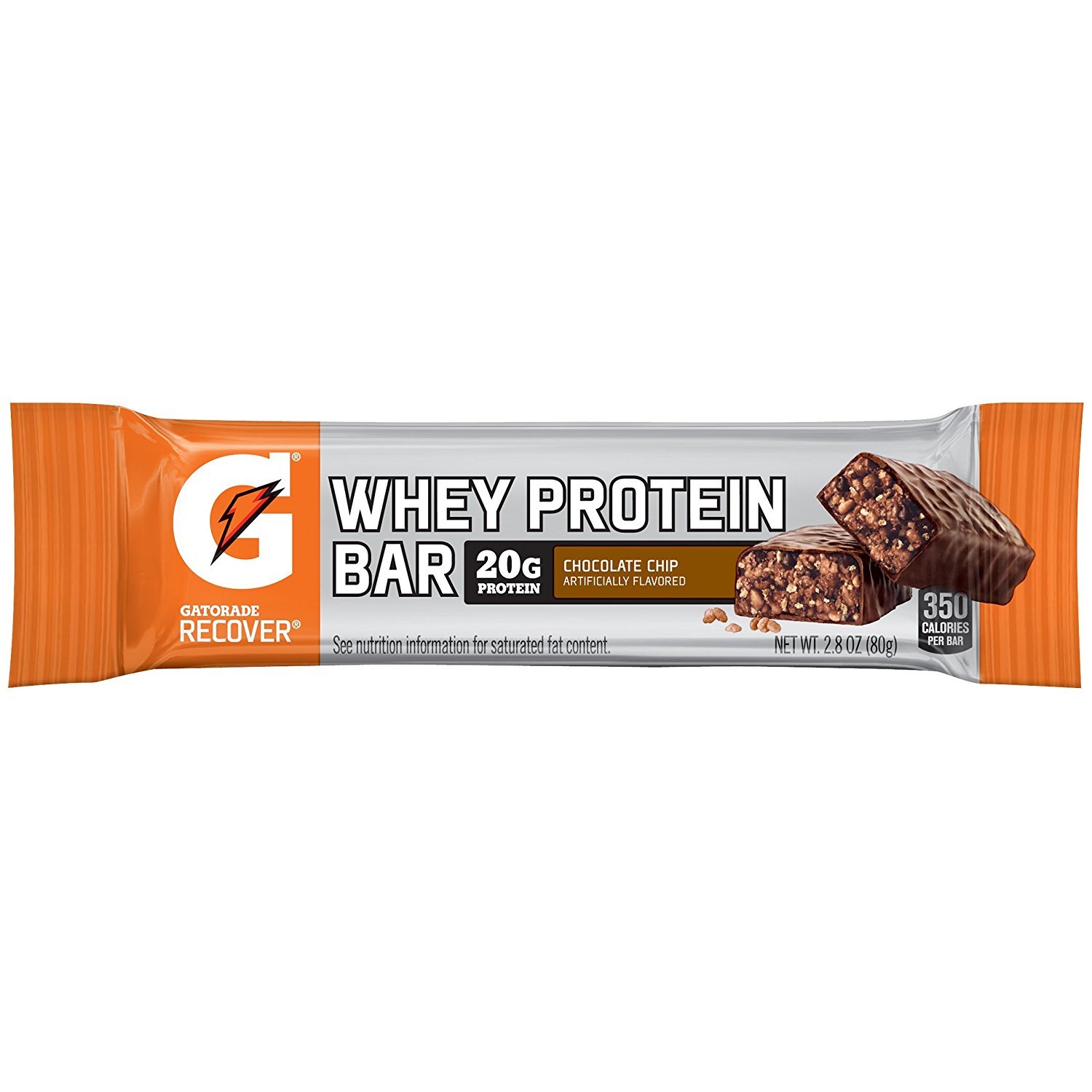 Gatorade Protein Bar Chocolate Chip 2.8 OZ (Pack of 24) Buy Online in