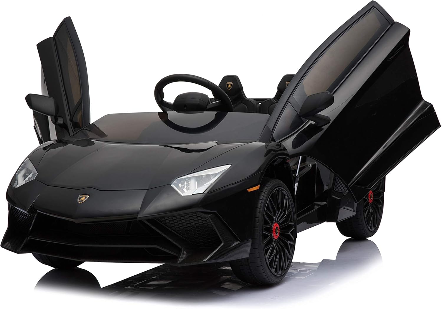 Sports Toys Outdoor Black Model Bdm0913 Ricco 12v 7a Lamborghini Aventador Sv Licensed Battery Powered Kids Electric Ride On Toy Car Toys Games Intouchnetworks Com