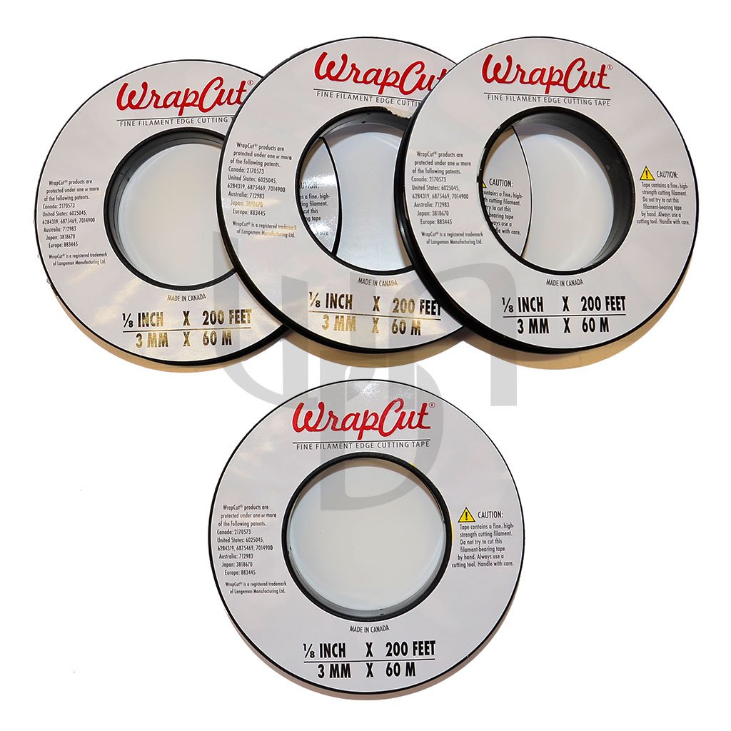 Value Pack Roll Wrap 4 Cut Cutting Tape 60 Meter Roll Cutting Tape